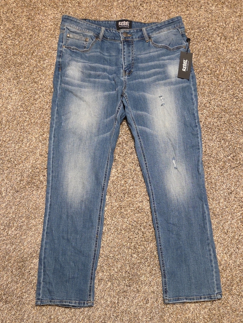 REBEL PAISLEY & GRAY Men's Straight Jeans